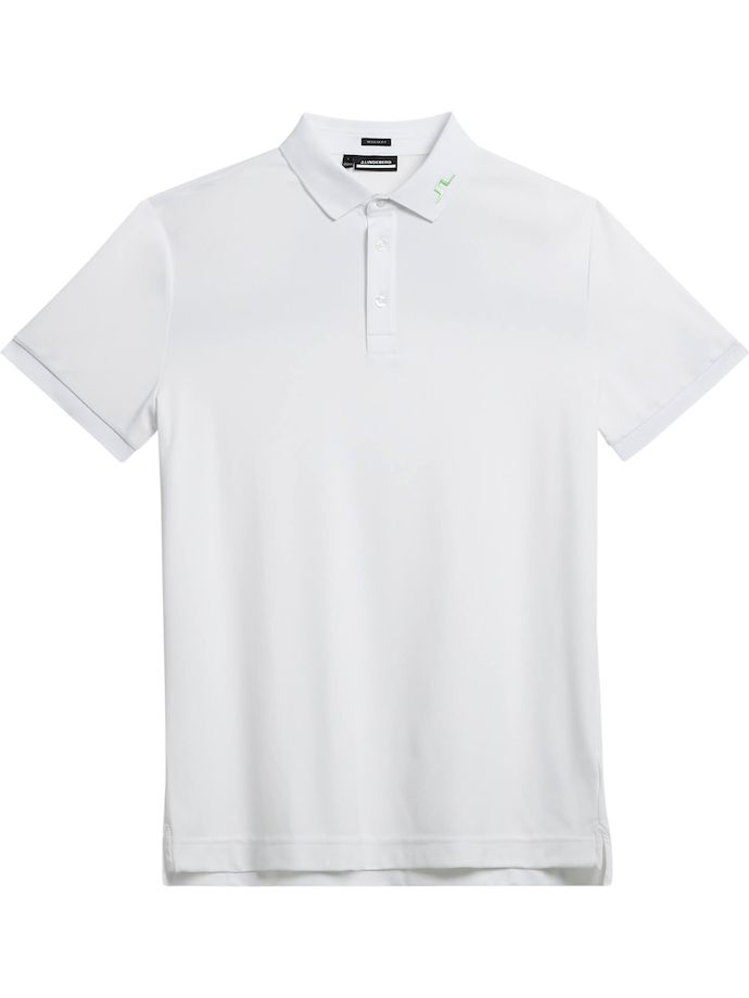 J. LINDEBERG Polo KV Print, white