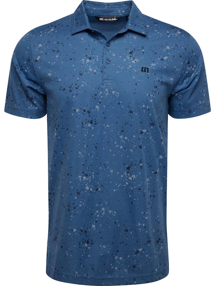 TRAVISMATHEW Polo Splatter, blau