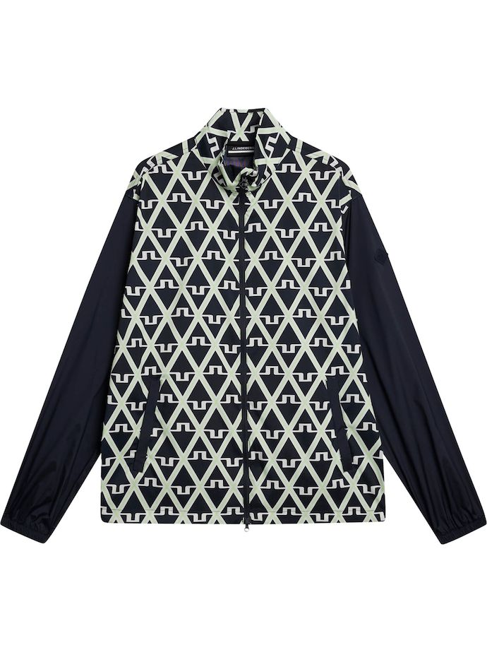 J. LINDEBERG Windjacke Lear printed Wind, navy