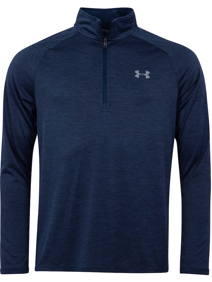 Under Armour Media cremallera Midlayer Tech 2.0, azul marino