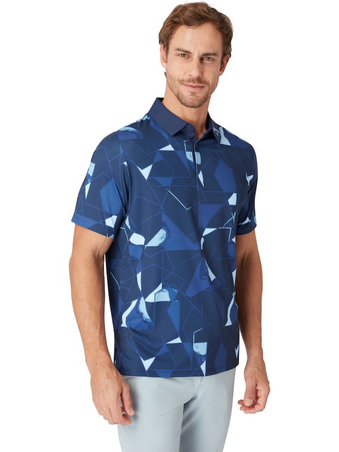 Callaway Polo Kick Flip Print, navy