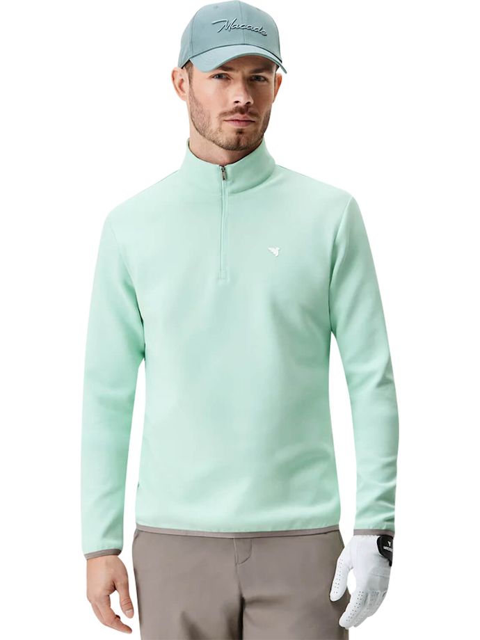 Macade Capa Therma Quarter Zip, menta