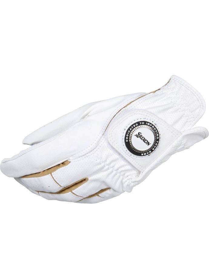 Srixon All-weather glove with ball marker, white