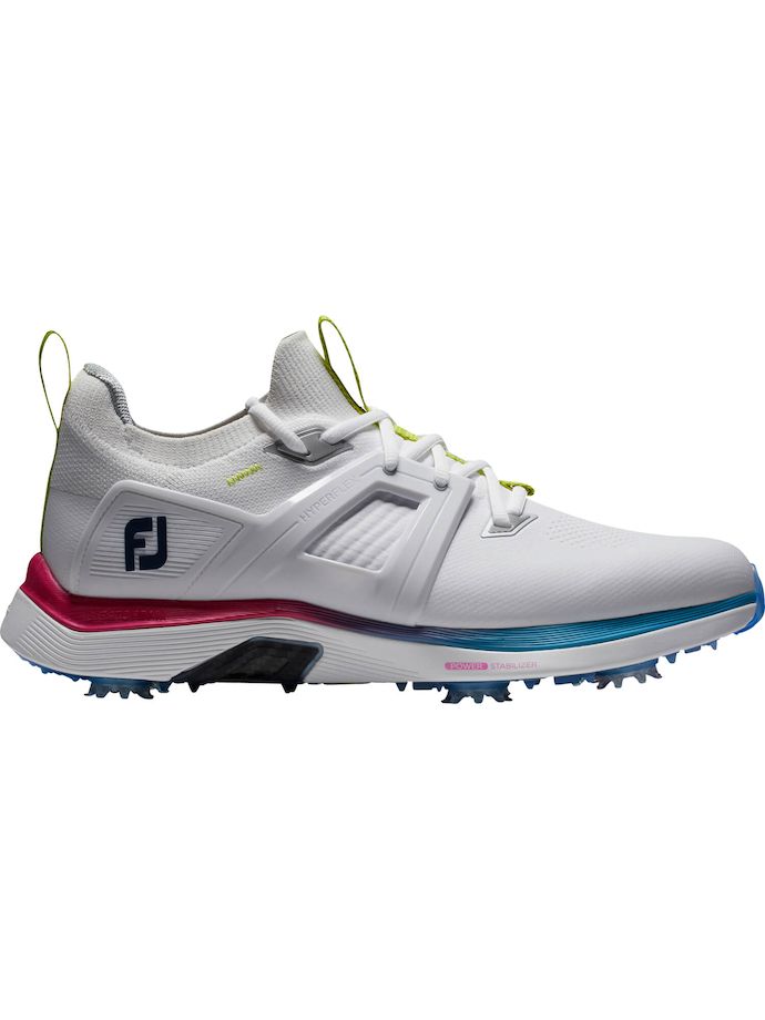 FootJoy Scarpe da golf HyperFlex Carbon, bianco/blu/rosa