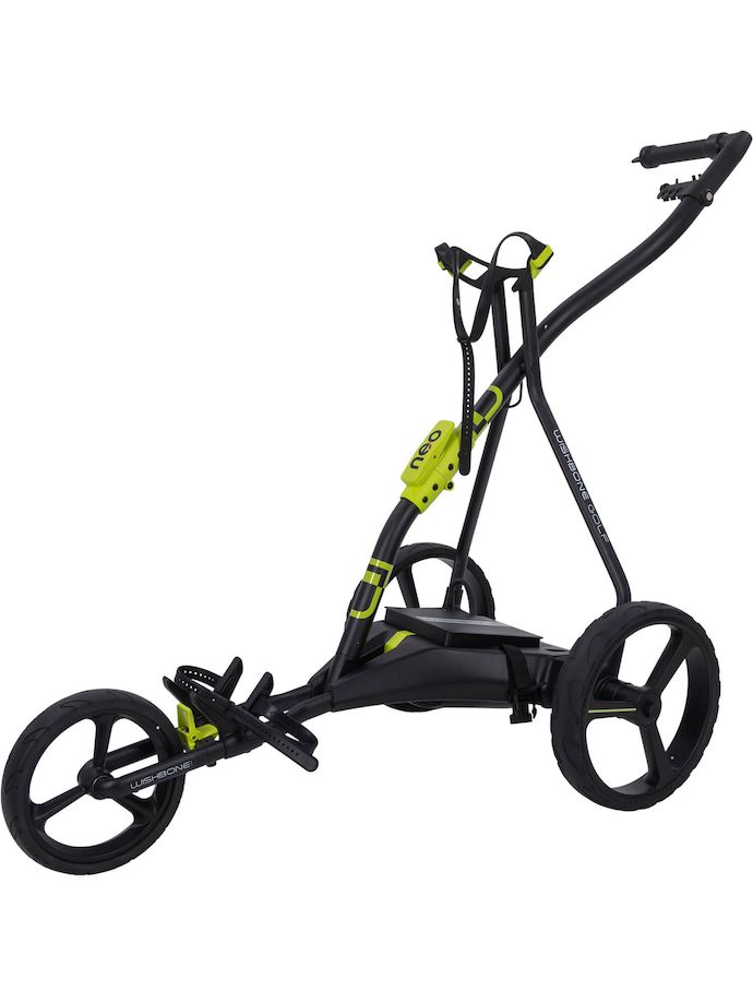 Score Industries E-Trolley Wishbone Neo inkl. Zubehör, anthrazit/lime