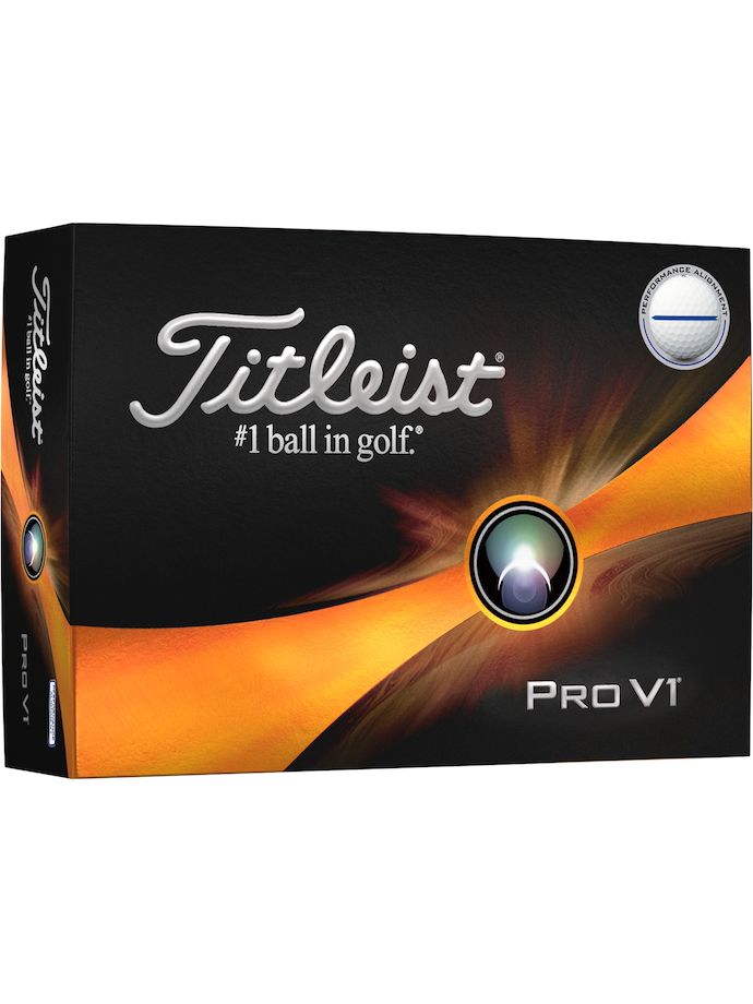 Titleist Pro V1 23 Performance Align Golfbälle - 12er Set, wit/blauw