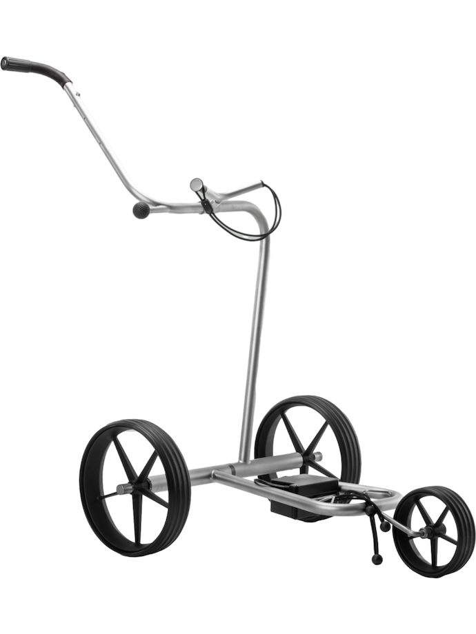 TiCad Tango electric trolley incl. parking brake and bag, grey