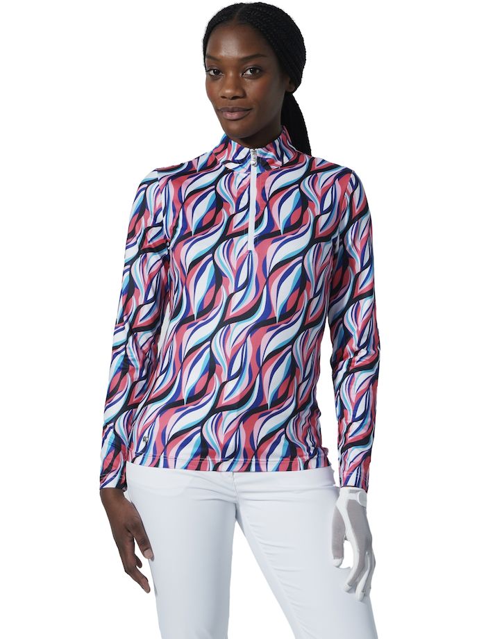 Daily Sports Layer Carira Half Neck 1/2-Zip, roze