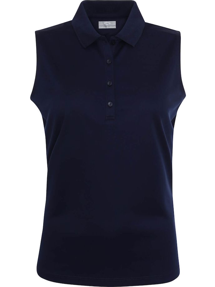 Callaway Polo Knit, sleeveless, navy