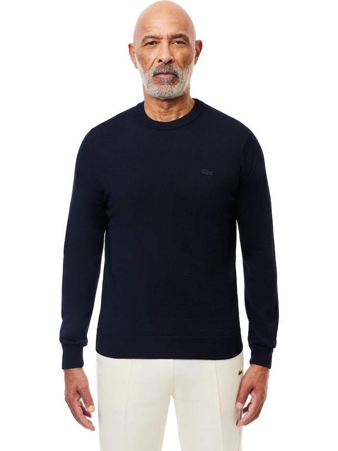 LACOSTE Pullover classico girocollo, navy