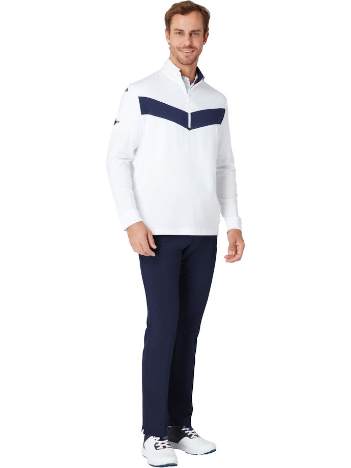 Callaway Couche Odysssey 1/4 Zip, blanc