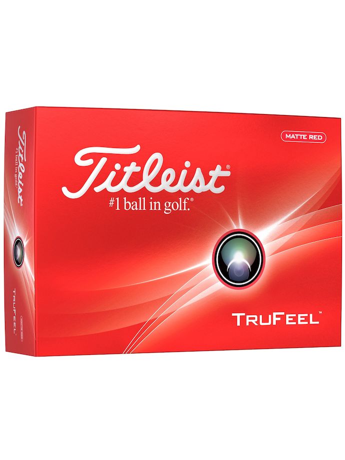 Titleist Trufeel Golfbälle, rot