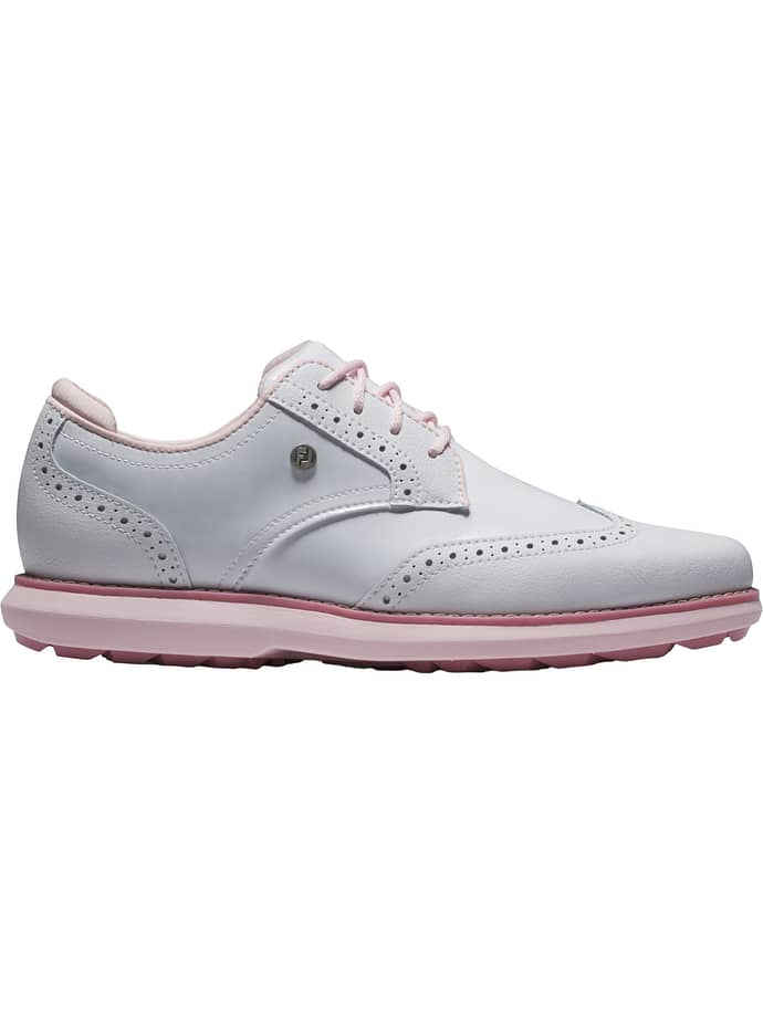 FootJoy Traditions SL golfschoenen, wit/roze