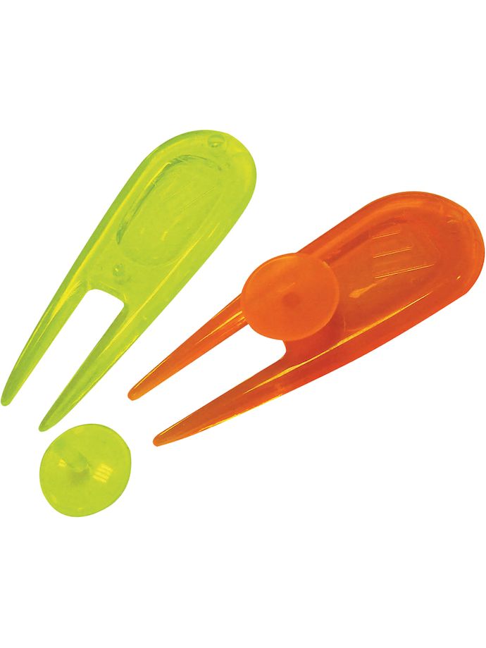 Masters Pitchfork and ball marker neon, multicoloured