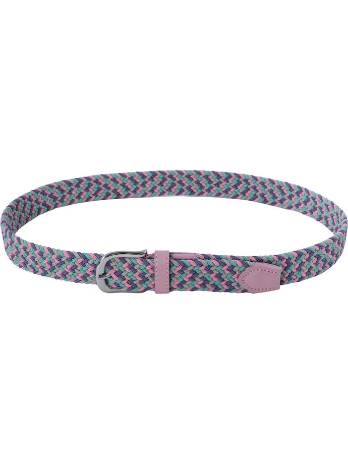 Alberto Belt Uni Multicolor Braided, pink/blue/green