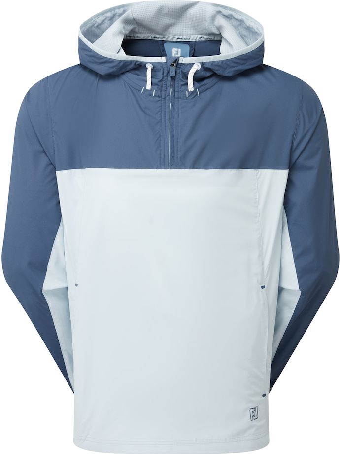 FootJoy Layer Temposeries Hoodie Jacket 1/4-Zip, bleu clair/bleu foncé