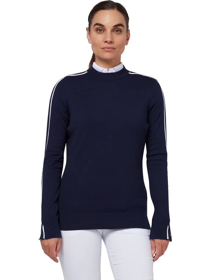 Callaway Layer Striped Neck, navy