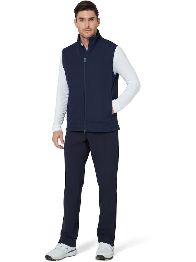 Callaway Weste Dobby Sherpa Interior, navy