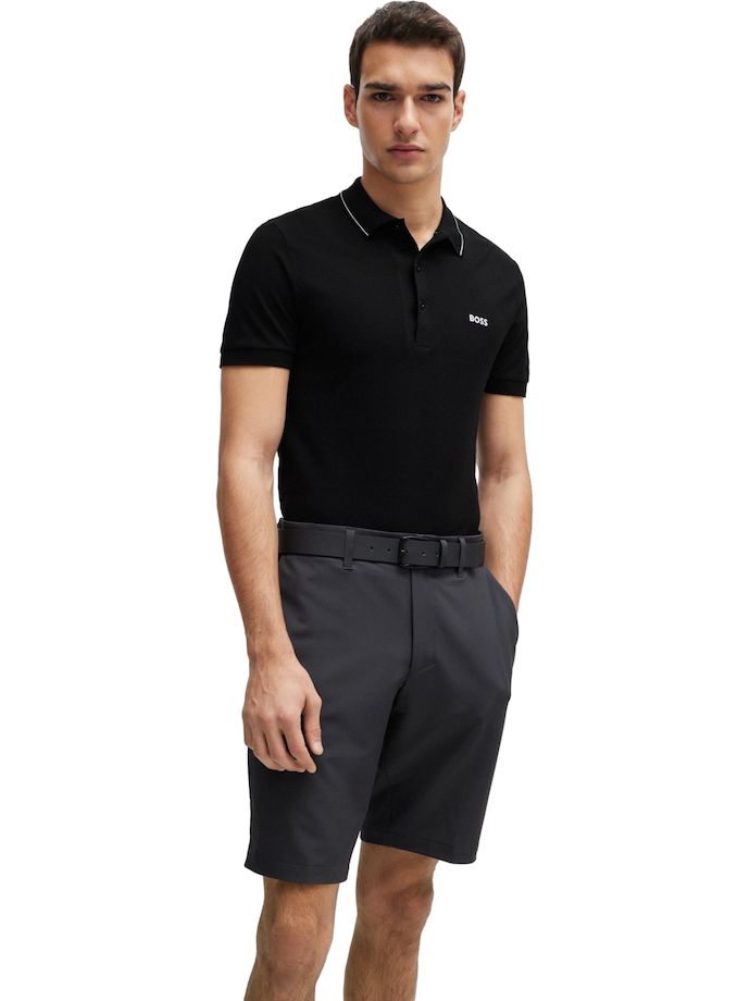 HUGO BOSS Polo Paule 4, schwarz