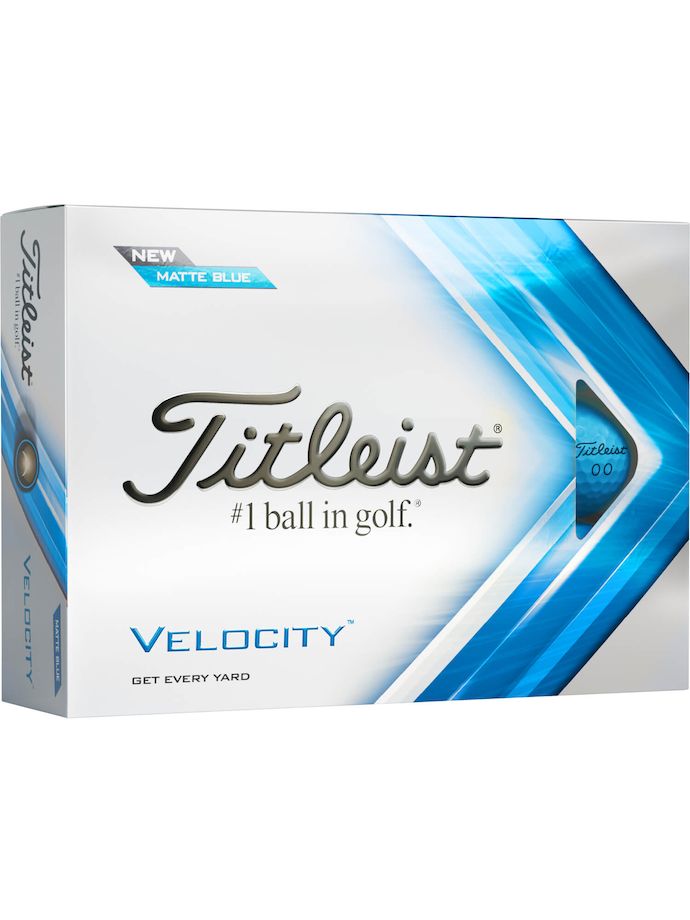 Titleist Velocity 2022 Golf balls - 12 piece, blue