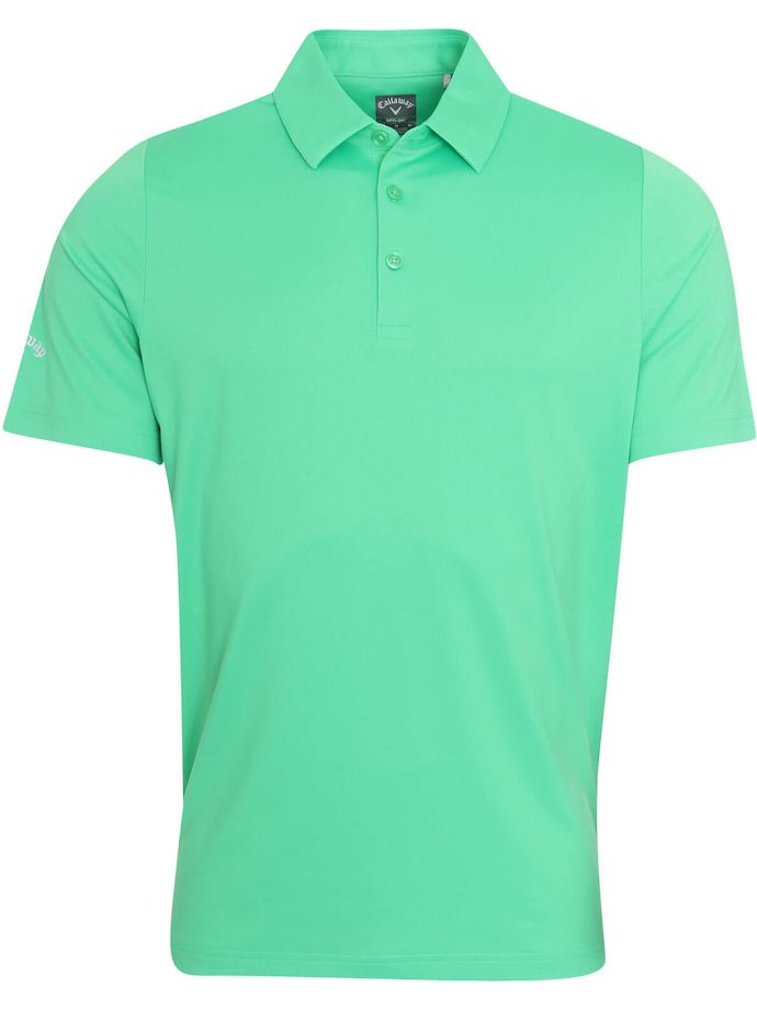 Callaway Swing Tech Solid polo shirt, short sleeve, light green