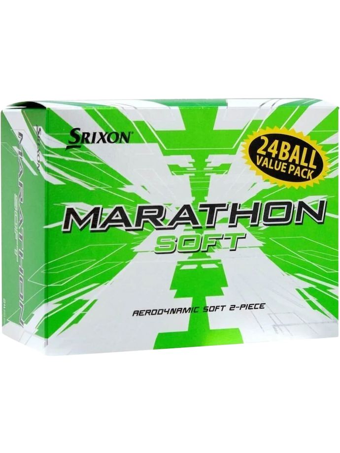 Srixon Golf balls Marathon Soft - 24 pack, white