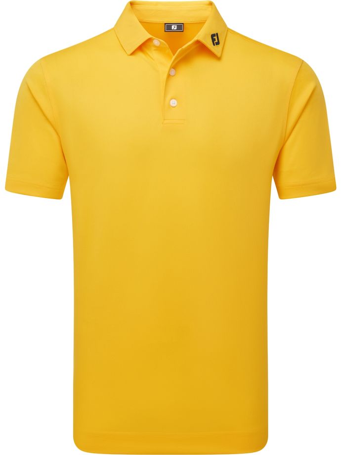 FootJoy Polo Stretch Piqué Solid, amarillo