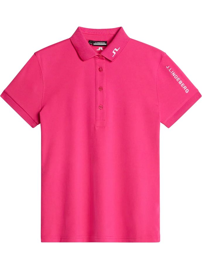 J. LINDEBERG Poloshirt Tour Tech Regular Fit, fuchsia