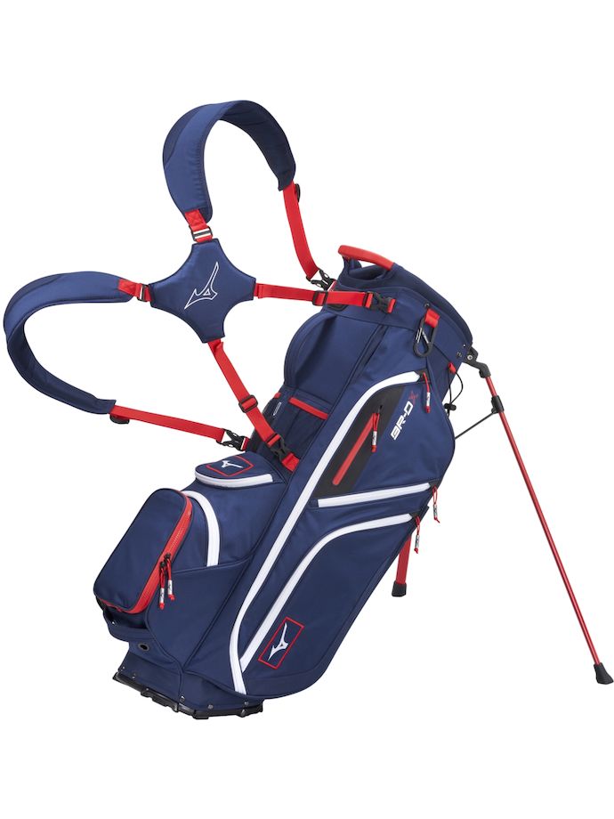 Mizuno Standbag BR-DX, navy/rot