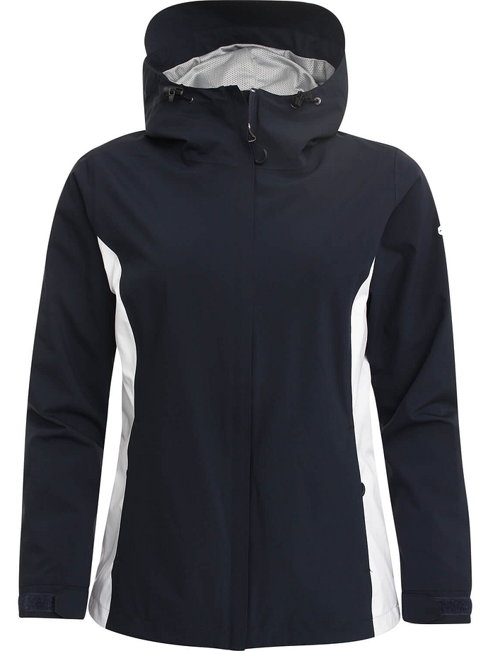 Cross Doro Hood rain jacket, navy/white