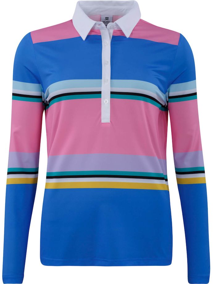 Daily Sports Polo Capri, long sleeve, multicoloured/striped