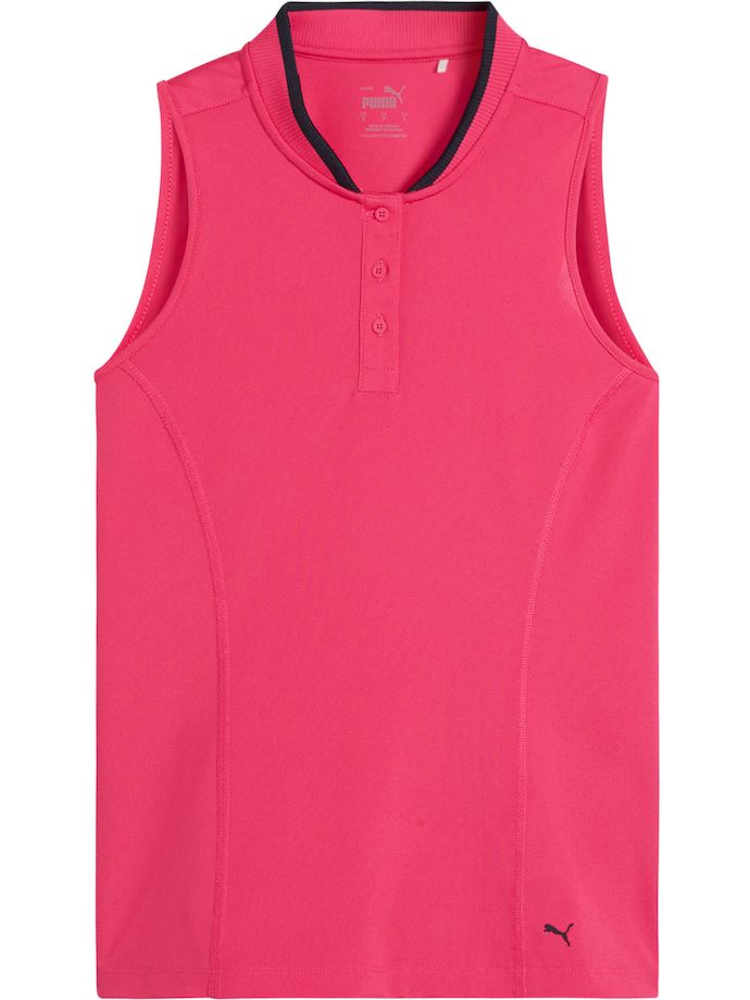 Puma Polo Pique Top, pink