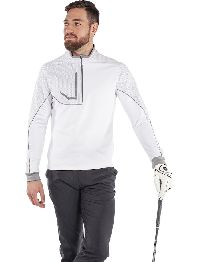 Galvin Green Midlayer Daxton, weiß/grau