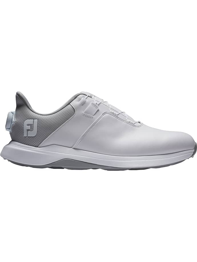 FootJoy Zapatos de golf Prolite BOA, blanco/gris