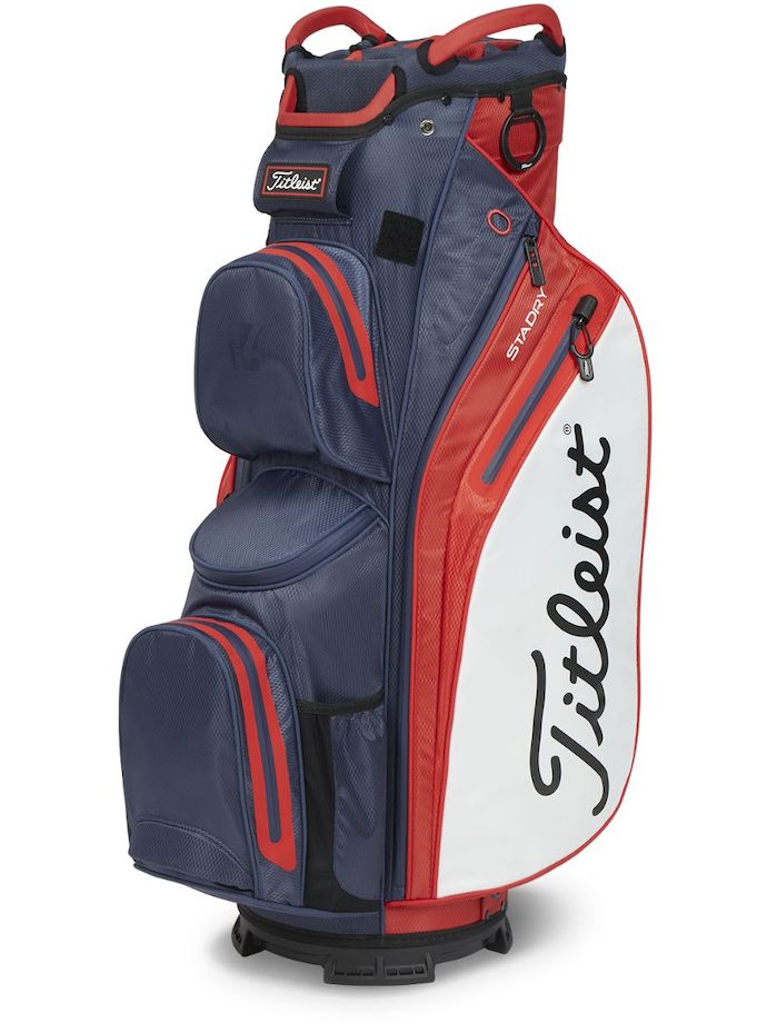 Titleist Cartbag Cart 14 StaDry, granatowy/czerwony/biały