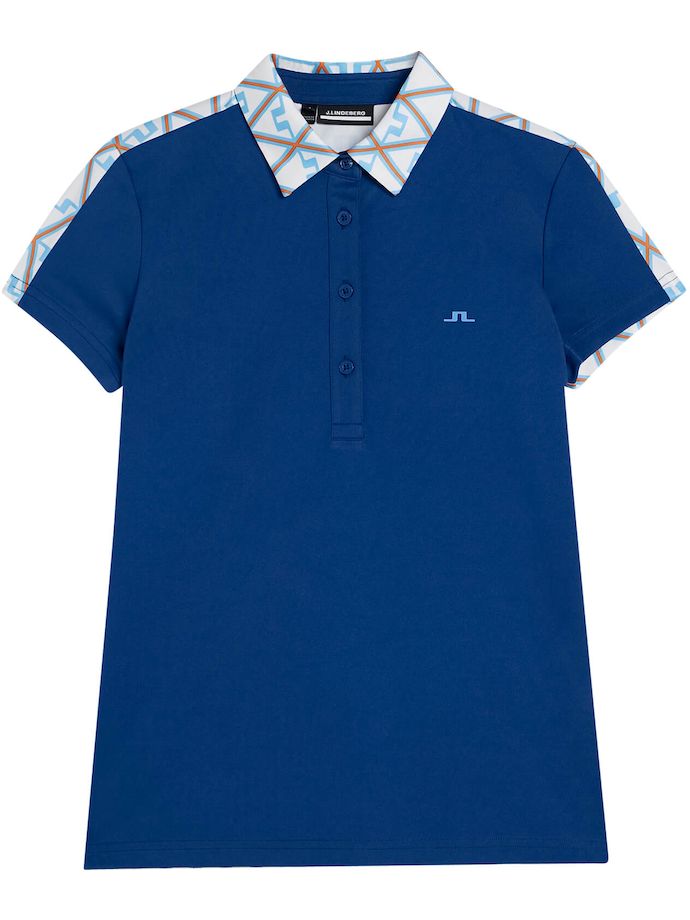 J. LINDEBERG Polo Cara, navy/white/blue