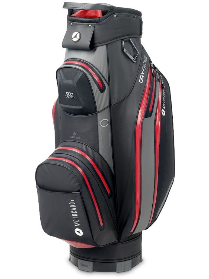 Motocaddy Cartbag Dry Series 2024, czarny/czerwony