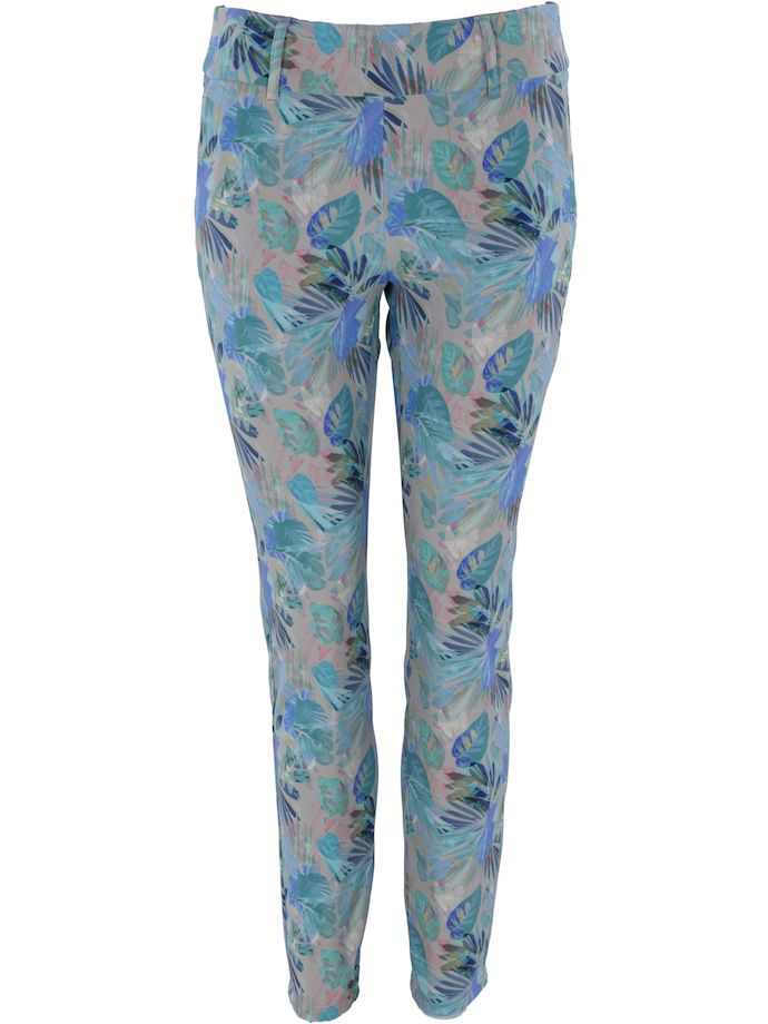 Alberto Lucy-CR Jungle trousers, green/blue