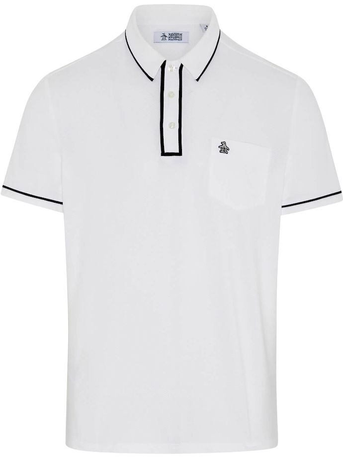 Original Penguin Polo The Technical Earl, biały