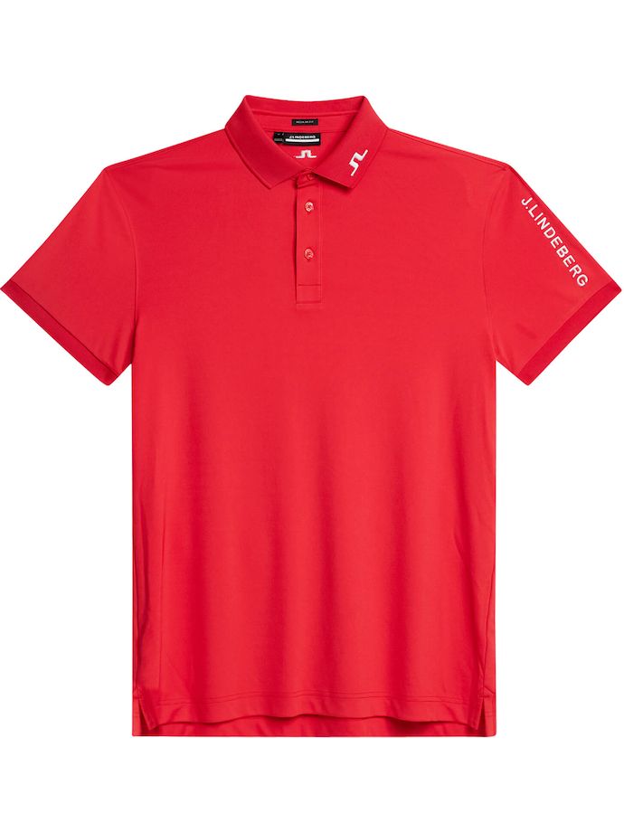 J. LINDEBERG Polo Tour Tech Reg, roze