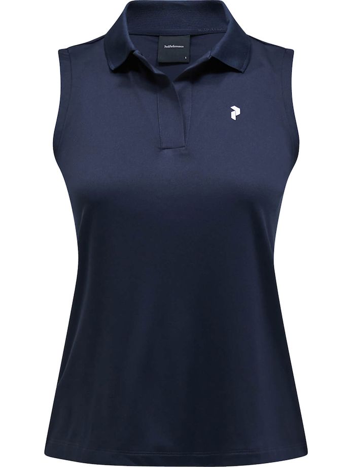 Peak Performance Polo Illusion sleeveless, navy