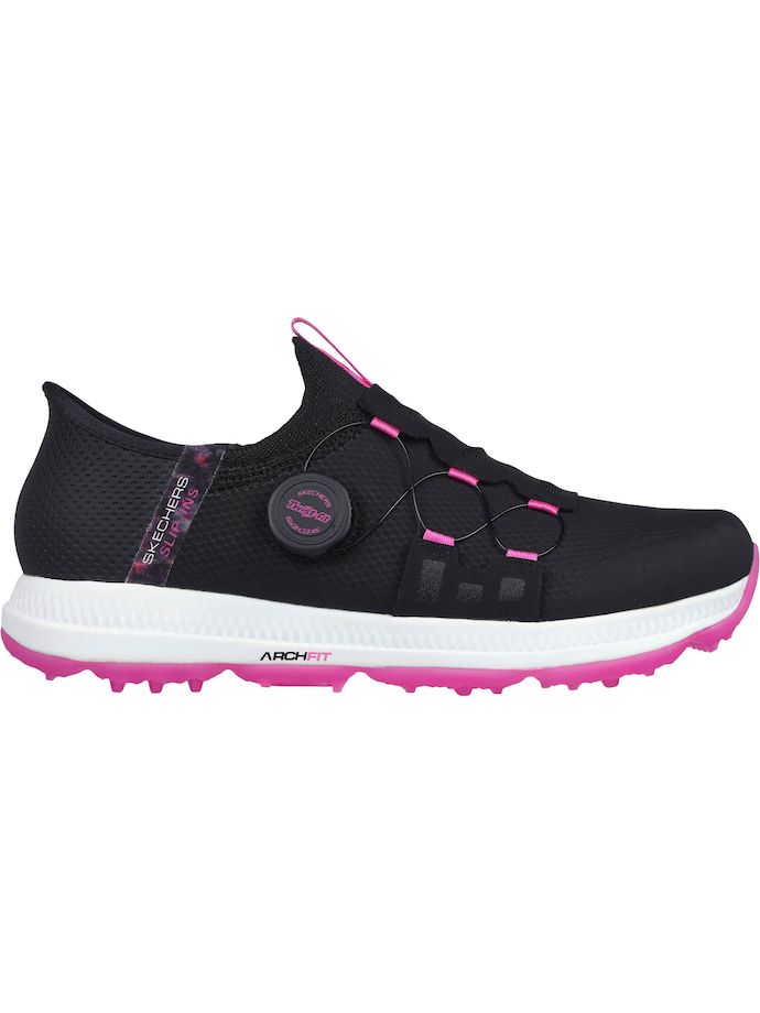 Skechers Scarpe da golf GO GOLF Elite 5, nero/rosa