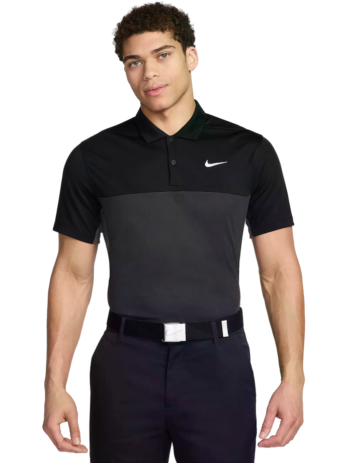 Nike Golf Polo Victory+ DF, noir/gris