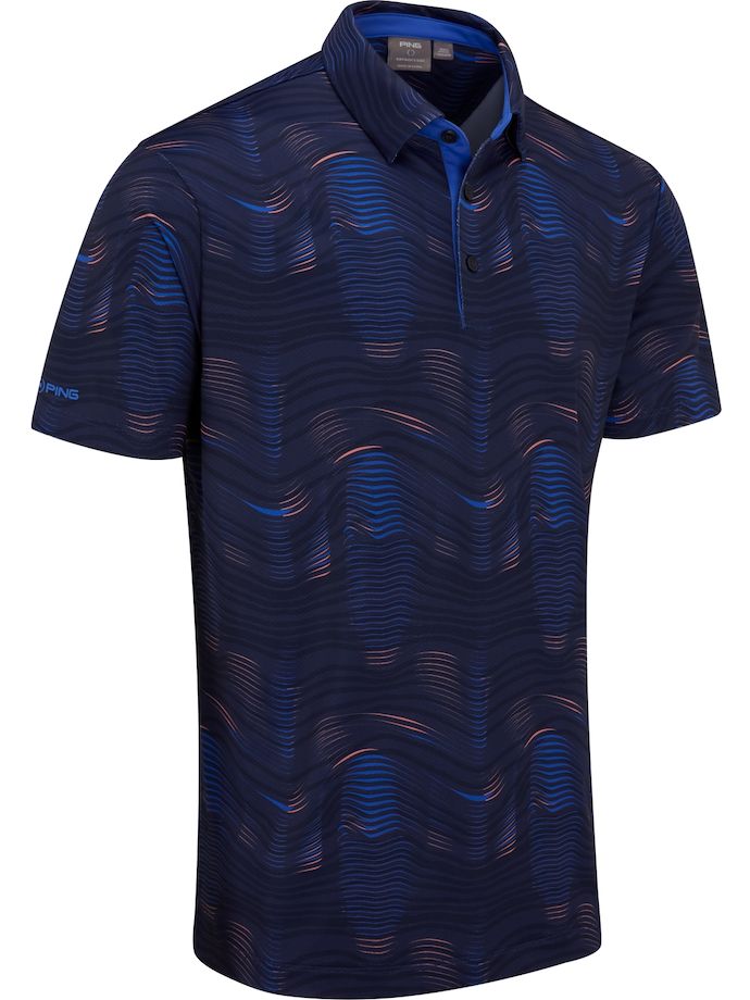 Ping Polo Optic Groove, navy