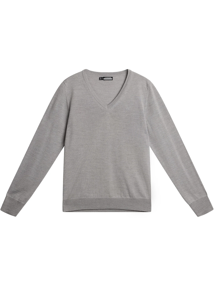 J. LINDEBERG Pullover Amaya, hellgrau