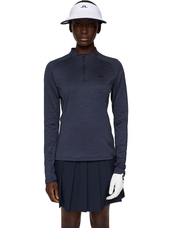 J. LINDEBERG Layer Steffi 1/4-Zip, navy