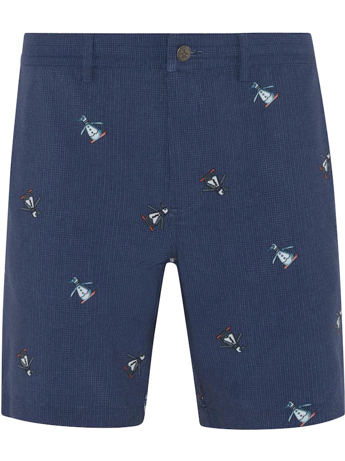 Original Penguin Shorts Ventilated Memphis, navy/hellblau