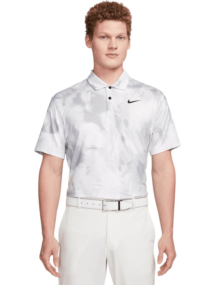 Nike Golf Polo DF Tour Ombre, bianco/grigio