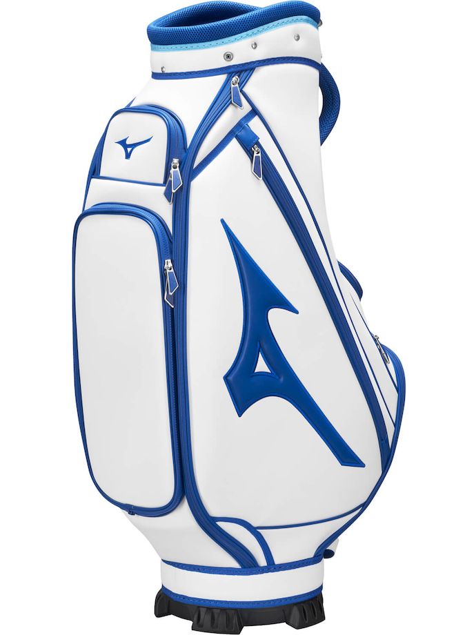 Mizuno Cartbag Tour Staff Mid, hvid/blå