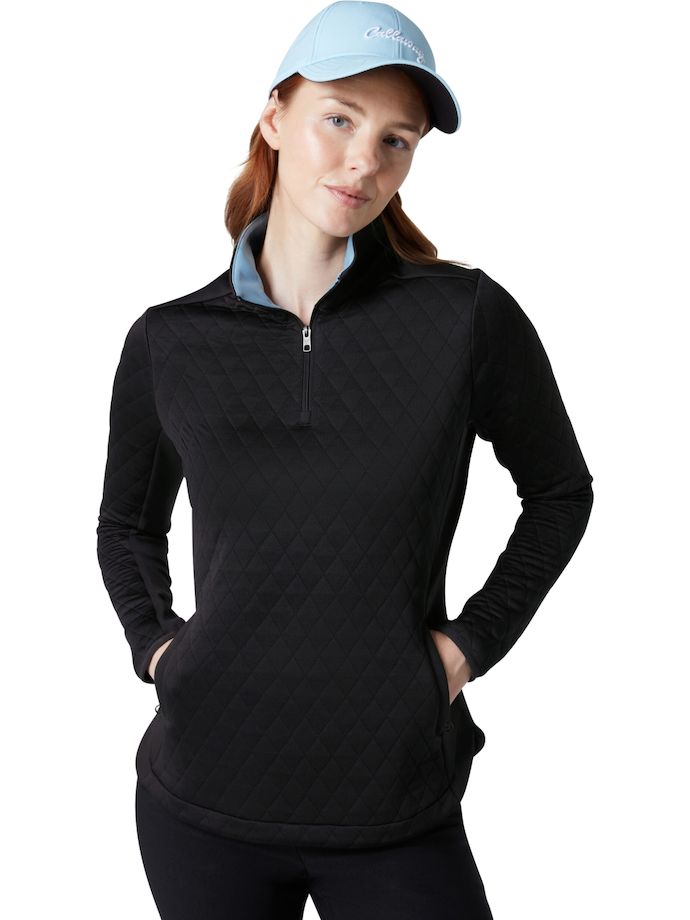 Callaway Thermolayer quiltet fleece, sort